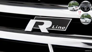 R-line yapıştırmalı logo-siyah / YACI147 - Görsel 2