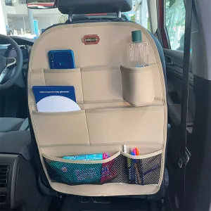 Space Koltuk Arkası Organizer(Deri)-Bej / SYESY94 - Görsel 2