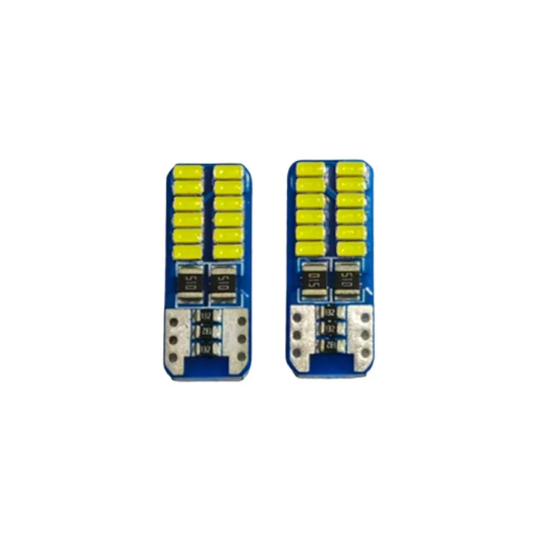 Dekoratif Led Ampul T10-24Smd 12V Çift - Beyaz / Laam860