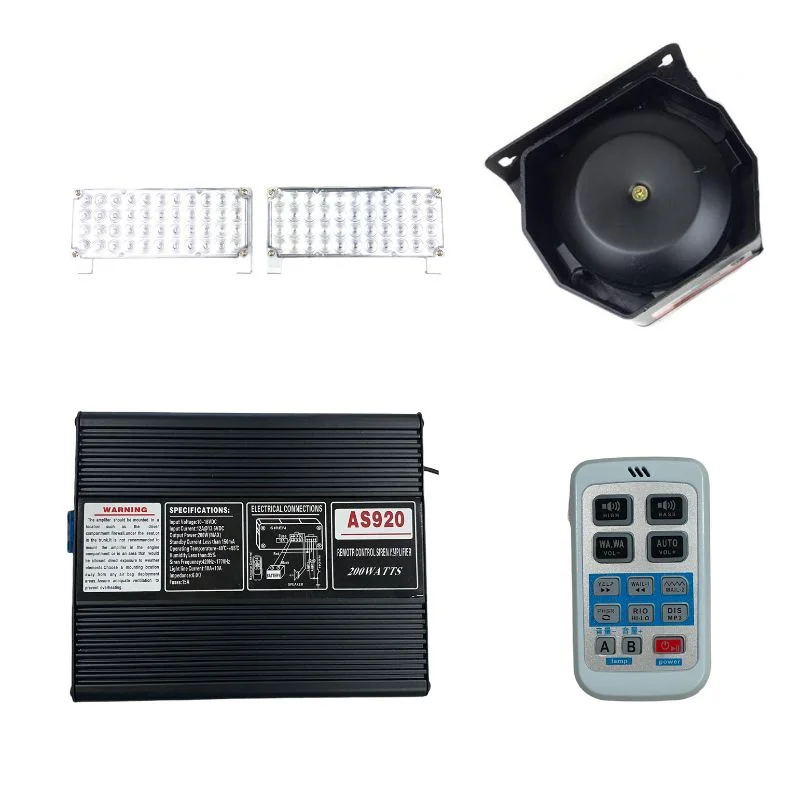Drs Tuning Mikrofonlu Led İkaz Lamba Metal Uzaktan Kumandalı (13 Sesli) SirenSssr45