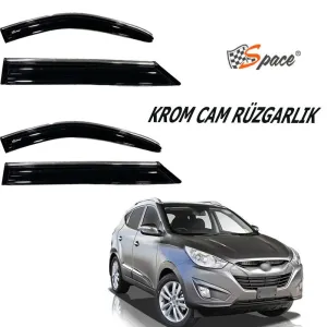 Hyundai IX35 2009-2015 uyumlu Krom Cam Rüzgarlığı 2010-2017/ Caru412 modelleri DRS Tuning'de. Kaliteli malzeme, hızlı kargo ve güvenli alışverişle hemen