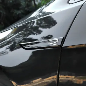 Drs Tuning Golf 8 2'Li Çamurluk Arması Siyah-Nikelaj 165 - Görsel 3