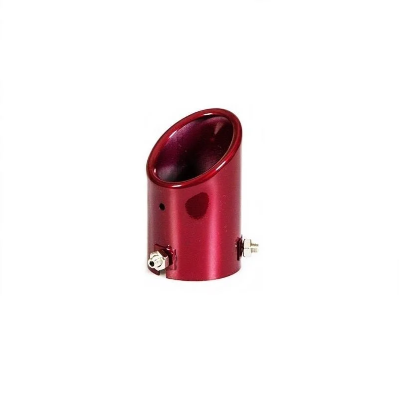 Drs Tuning Egzoz Ucu Paslanmaz 6.8Cm Kırmızı Eguc529