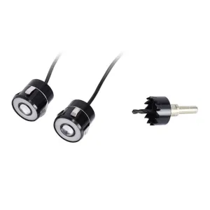 Gündüz Ledi Geçmeli Angel Sinyalli Beyaz-Sarı-12V / Laam624 thumb 2