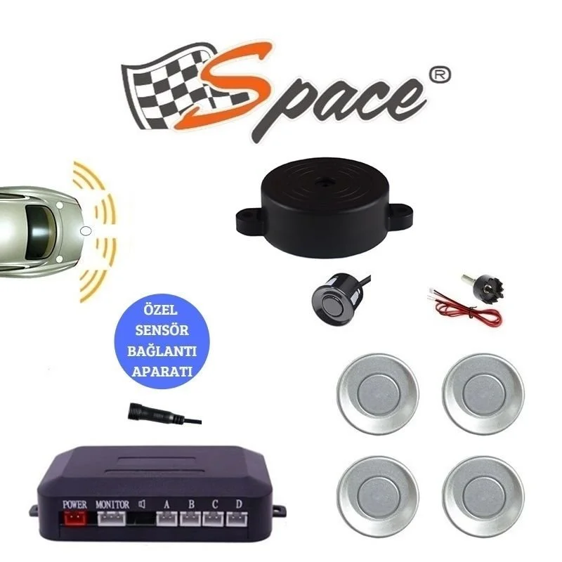 Drs Tuning Ses İkazlı Park Sensörü 22 Mm Gri Gupr10-G