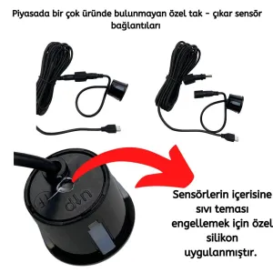 Drs Tuning Ses İkazlı Park Sensörü 22 Mm Gri Gupr10-G - Görsel 2