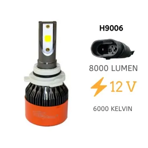 Space Led Far Ampulü Beyaz 48W 12V 8000LM H9006 / LAAM98 - Görsel 2