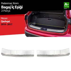 S-Dizayn Nissan Qashqai 2 Krom Bagaj İç Eşiği 2014-2017Araca &Ouml;zel Krom Aksesuar&Uuml;r&uuml;n &Ouml;zellikleri:Krom &uuml;r&uuml;nler ara&ccedil; &uuml;zer