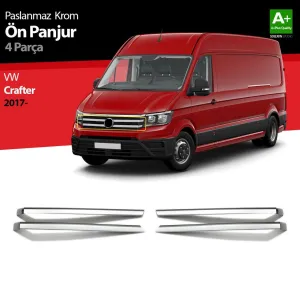 S-Dizayn VW Crafter Krom Ön Panjur 4 Prç 2017 ÜzeriAraca &Ouml;zel Krom Aksesuar&Uuml;r&uuml;n &Ouml;zellikleri:Krom &uuml;r&uuml;nler ara&ccedil; &uuml;zerinde