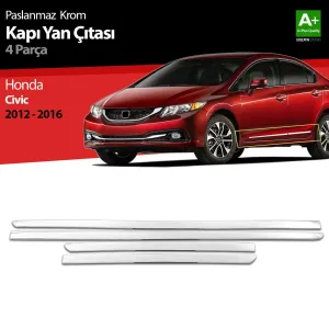 Drs Tuning Honda Civic Krom Kapı Yan Çıtası 2012-2016