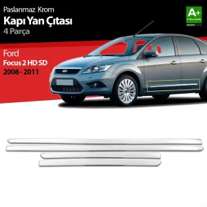 Drs Tuning Ford Focus 2 HB SD Krom Kapı Yan Çıtası 2008-2011