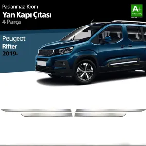 S-Dizayn Peugeot Rifter Krom Yan Kapı Çıtası 4 Prç. 2019-2023Araca &Ouml;zel Krom Aksesuar&Uuml;r&uuml;n &Ouml;zellikleri:Krom &uuml;r&uuml;nler ara&ccedil; &uu