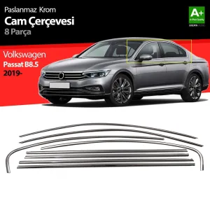 S-Dizayn VW Passat B8.5 Krom Cam Çerçeve 8 Parça 2019-2023Araca &Ouml;zel Krom Aksesuar&Uuml;r&uuml;n &Ouml;zellikleri:Krom &uuml;r&uuml;nler ara&ccedil; &uuml;