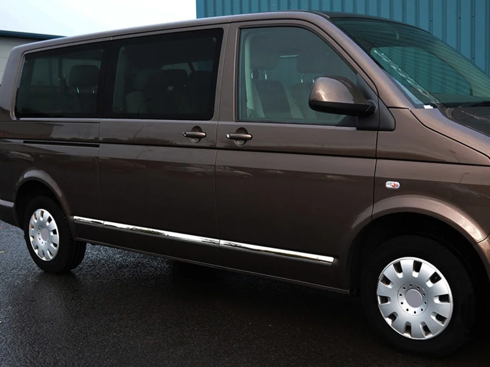 Drs Tuning VW T5 Transporter Krom Yan Kapı Çıtası 7 Prç. (U.Ş) 2010 Üzeri
