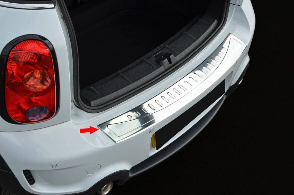 Mini Countryman Uyumlu R60 Krom Arka Tampon Eşiği 2010 Üzeri