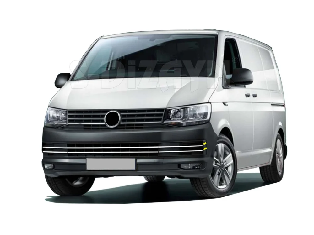 Drs Tuning VW T6 Transporter Krom Ön Tampon Çıtası 6 Prç. (Trendline) 2015-2019