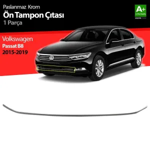 S-Dizayn VW Passat B8 Krom Ön Tampon Çıtası 2015-2019Araca &Ouml;zel Krom Aksesuar&Uuml;r&uuml;n &Ouml;zellikleri:Krom &uuml;r&uuml;nler ara&ccedil; &uuml;zerin