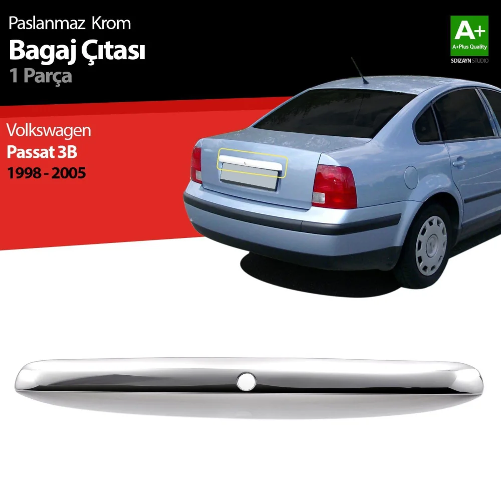 Drs Tuning VW Passat 3B Krom Bagaj Çıtası 1998-2005