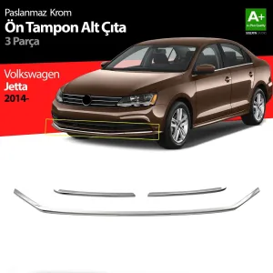 S-Dizayn VW Jetta Krom Ön Tampon Çıta 3 Prç. 2014-2019Araca &Ouml;zel Krom Aksesuar&Uuml;r&uuml;n &Ouml;zellikleri:Krom &uuml;r&uuml;nler ara&ccedil; &uuml;zeri