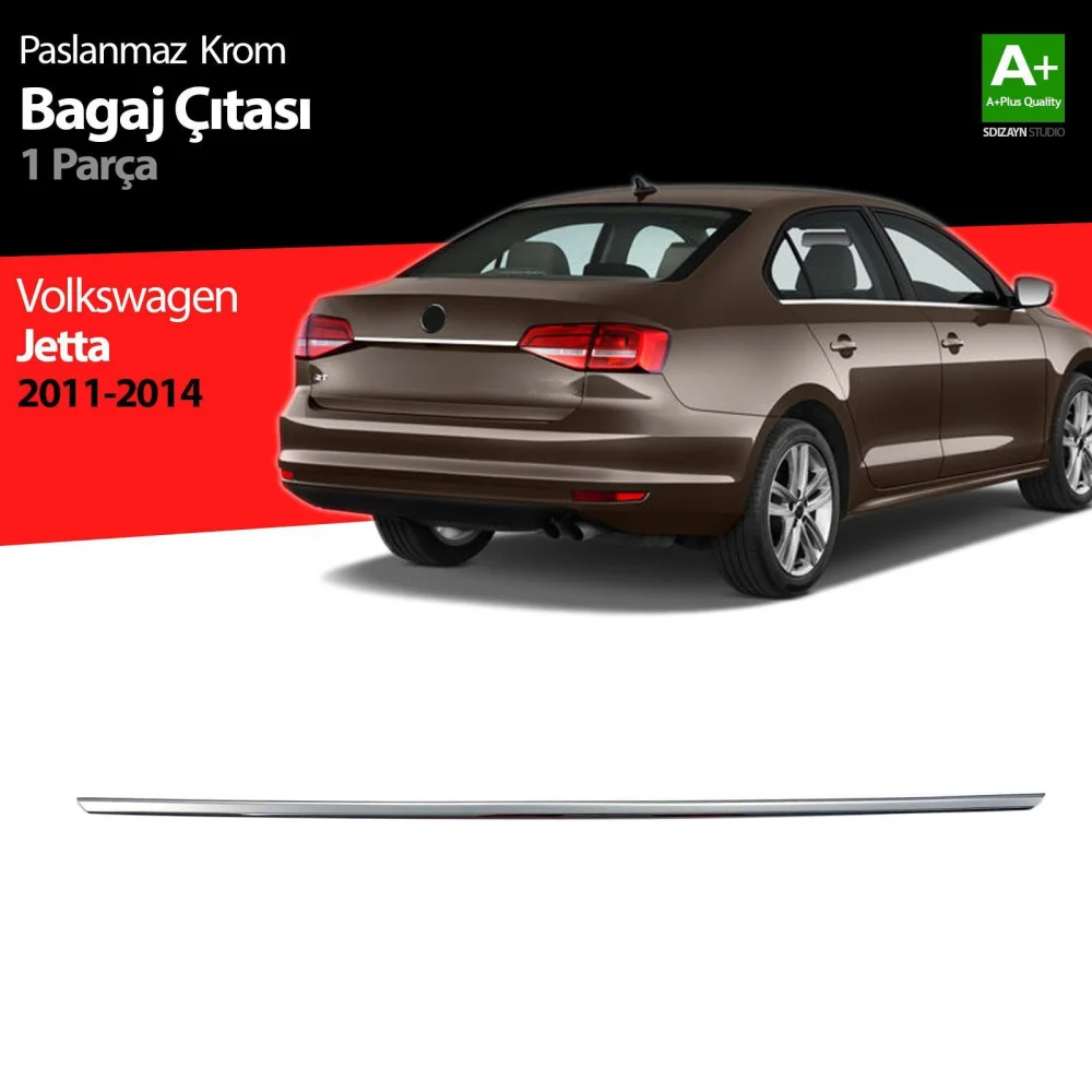 Drs Tuning VW Jetta Krom Bagaj Çıta 2011-2014