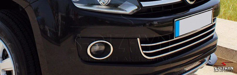 Drs Tuning VW Amarok Krom Ön Tampon Çıta 2 Prç (4X4) 2010-2016