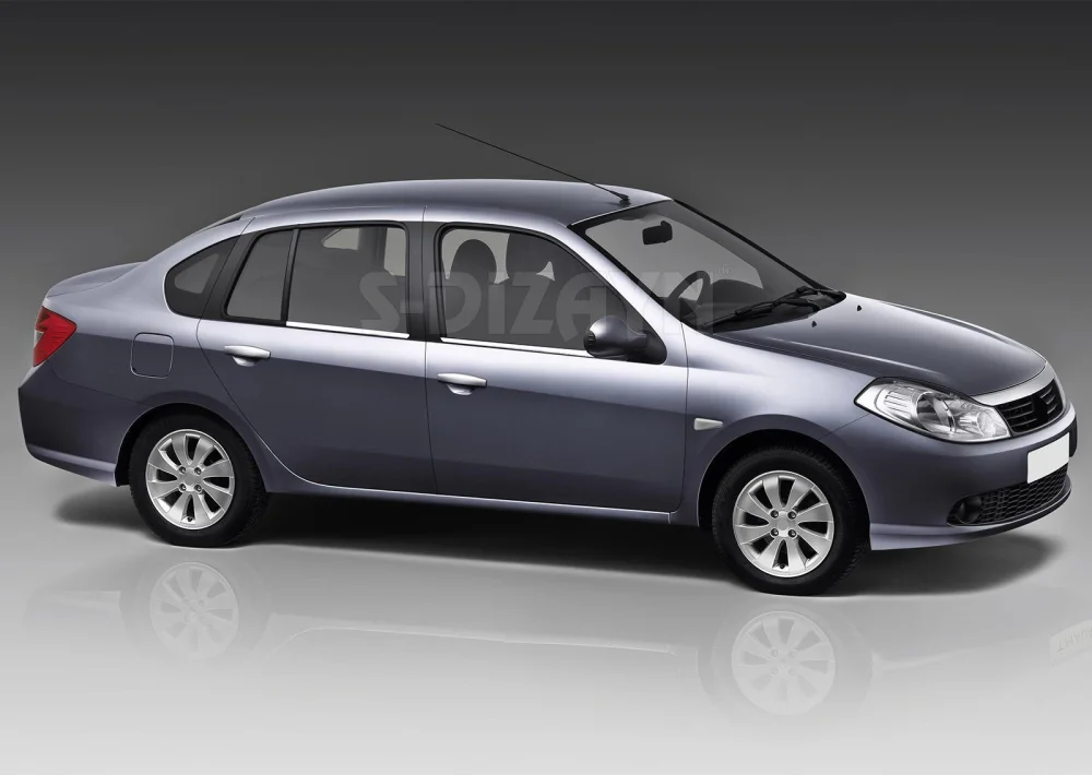 Drs Tuning Renault Symbol 2 Krom Cam Çıtası 4 Prç 2008-2012