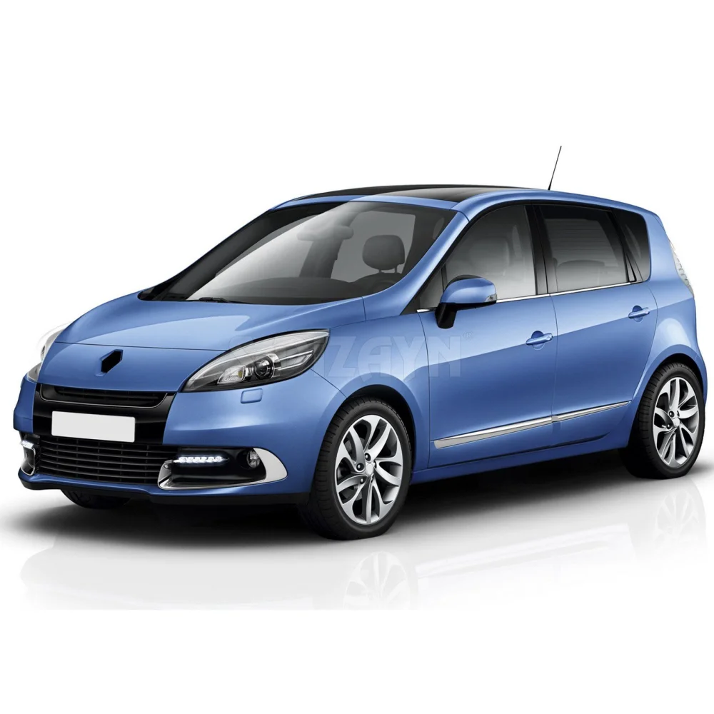 Drs Tuning Renault Scenic 3 Krom Cam Çıtası 4 Prç 2010-2013