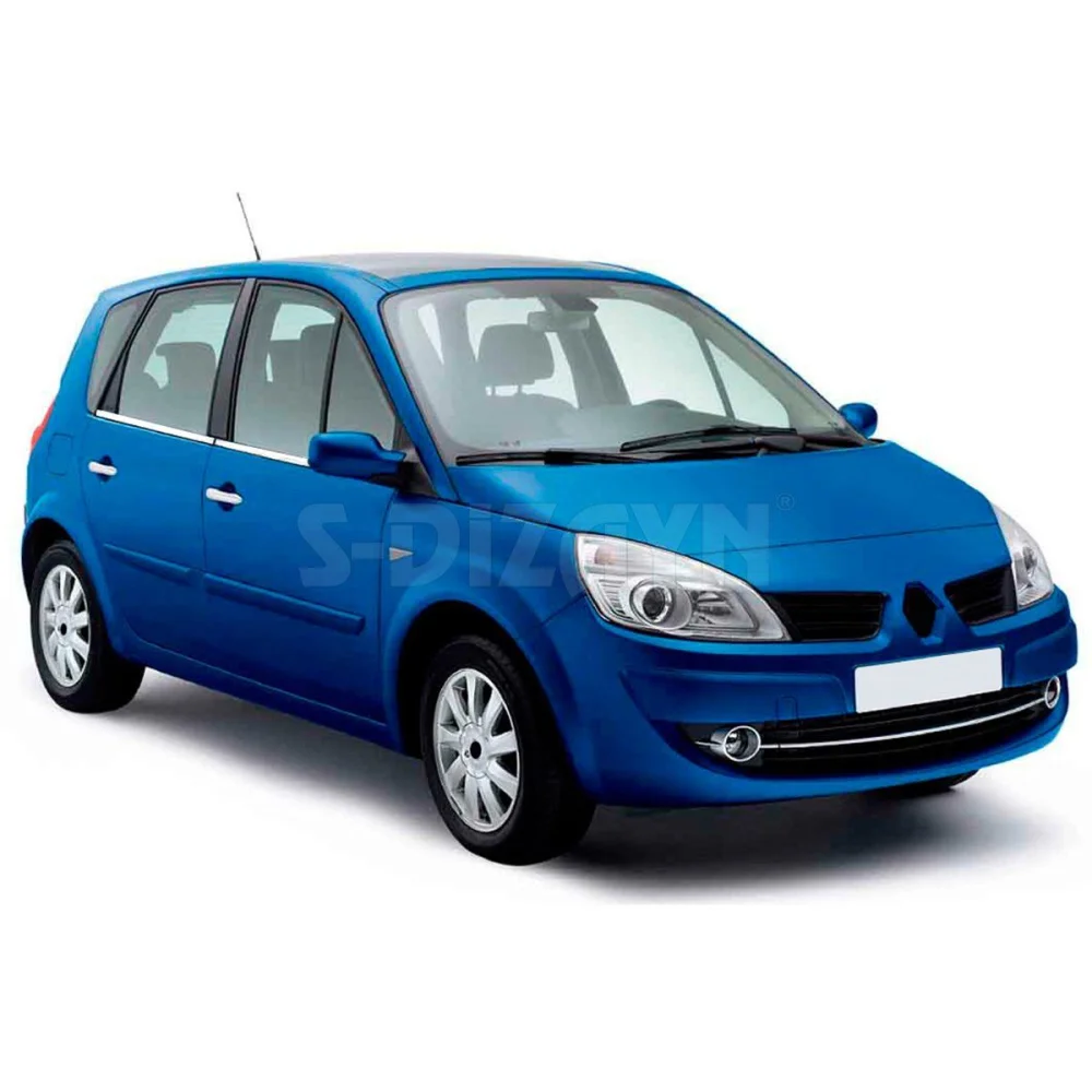 Drs Tuning Renault Scenic 2 Krom Cam Çıtası 4 Prç 2003-2009