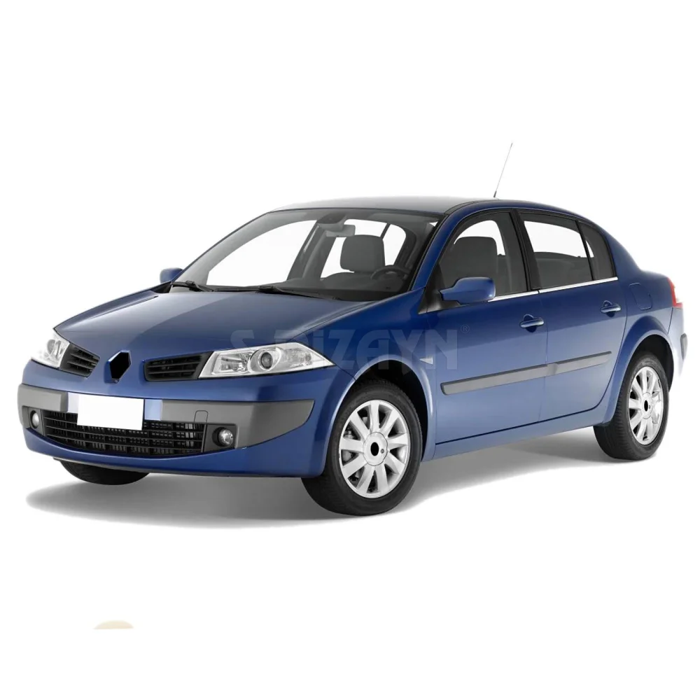 Drs Tuning Renault Megane 2 SD Krom Cam Çıtası 4 Prç 2004-2010