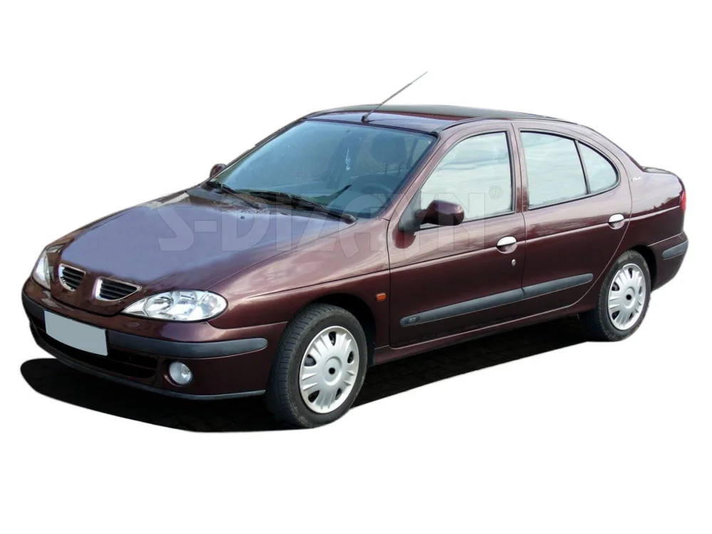 Renault Megane Uyumlu 1 Krom Kapı Kolu 4 Kapı 1996-2004