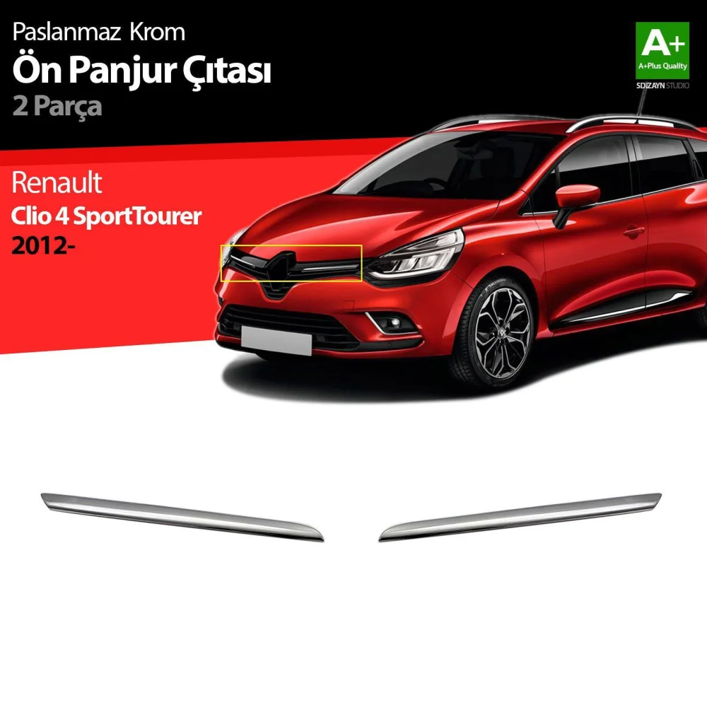 Drs Tuning Renault Clio 4 Sporttourer Krom Ön Panjur 2 Prç. 2012-2019