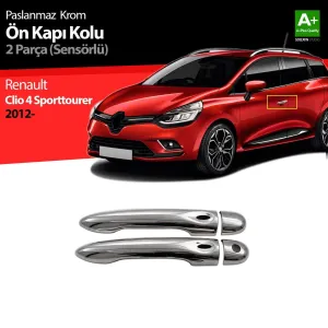 S-Dizayn Renault Clio 4 Sporttourer Krom Kapı Kolu 2 Kapı Sensörlü 2012-2019Araca &Ouml;zel Krom Aksesuar&Uuml;r&uuml;n &Ouml;zellikleri:Krom &uuml;r&uuml;nler 