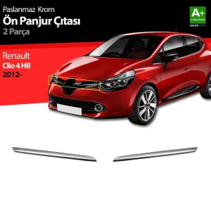 S-Dizayn Renault Clio 4 HB Krom Ön Panjur 2 Prç. 2012-2019Araca &Ouml;zel Krom Aksesuar&Uuml;r&uuml;n &Ouml;zellikleri:Krom &uuml;r&uuml;nler ara&ccedil; &uuml;