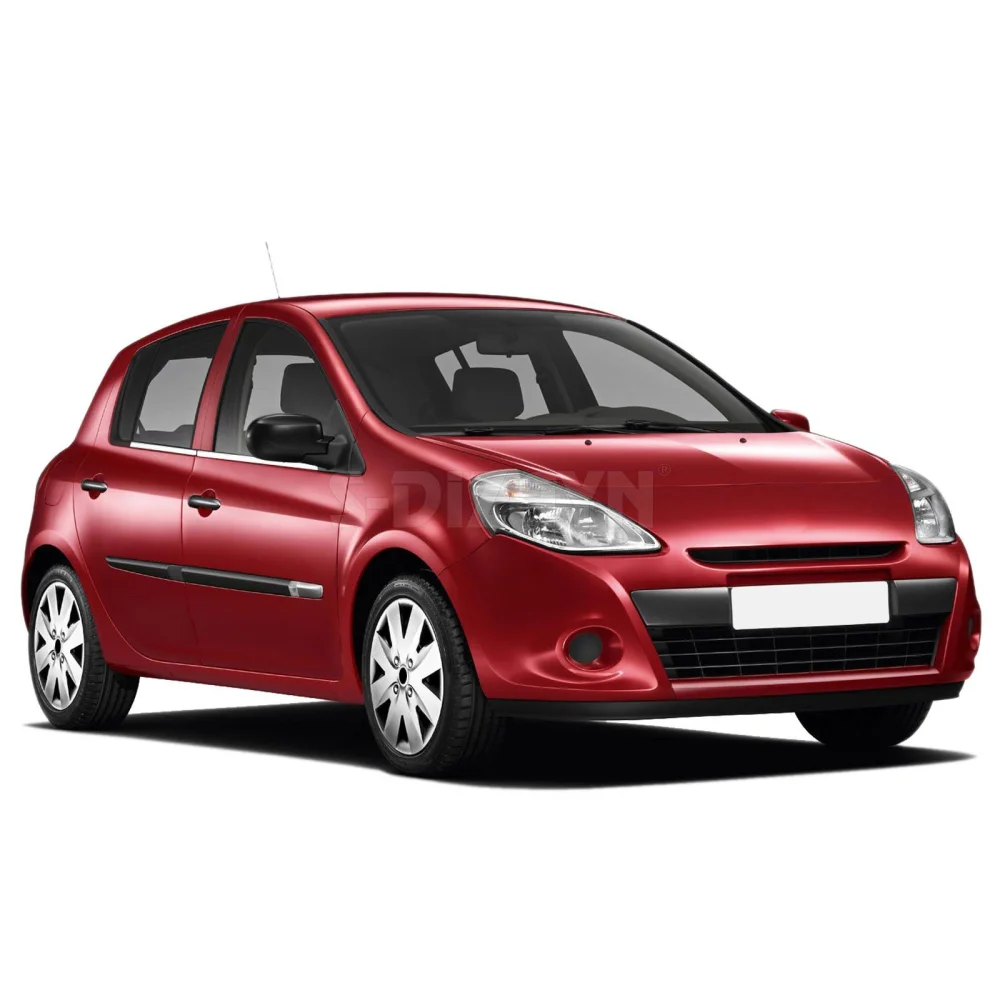 Drs Tuning Renault Clio 3 HB Krom Cam Çıtası 4 Prç 2006-2012
