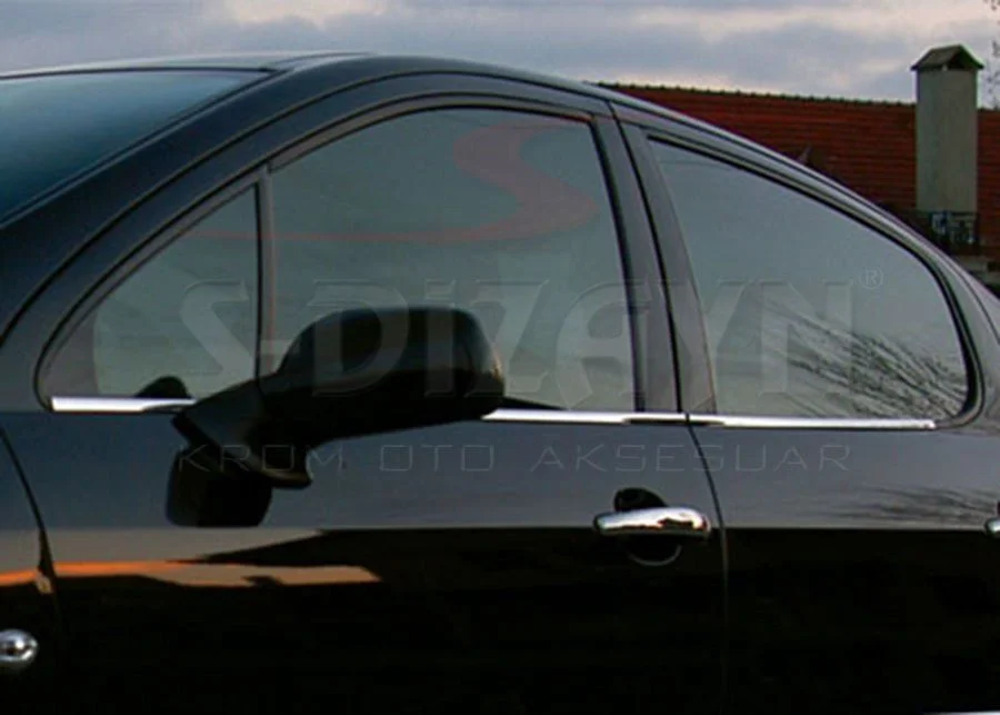 Drs Tuning Peugeot 407 Krom Cam Çıtası 4 Prç 2004-2010