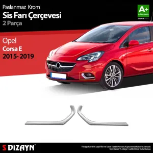 S-Dizayn Opel Corsa E Krom Sis Farı Çerçevesi 2 Prç 2015-2019Araca &Ouml;zel Krom Aksesuar&Uuml;r&uuml;n &Ouml;zellikleri:Krom &uuml;r&uuml;nler ara&ccedil; &uu