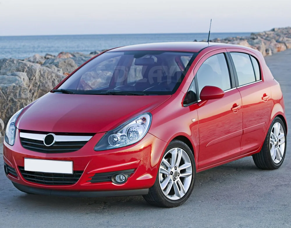 Drs Tuning Opel Corsa D Krom Cam Çıtası 6 Prç 2007-2014
