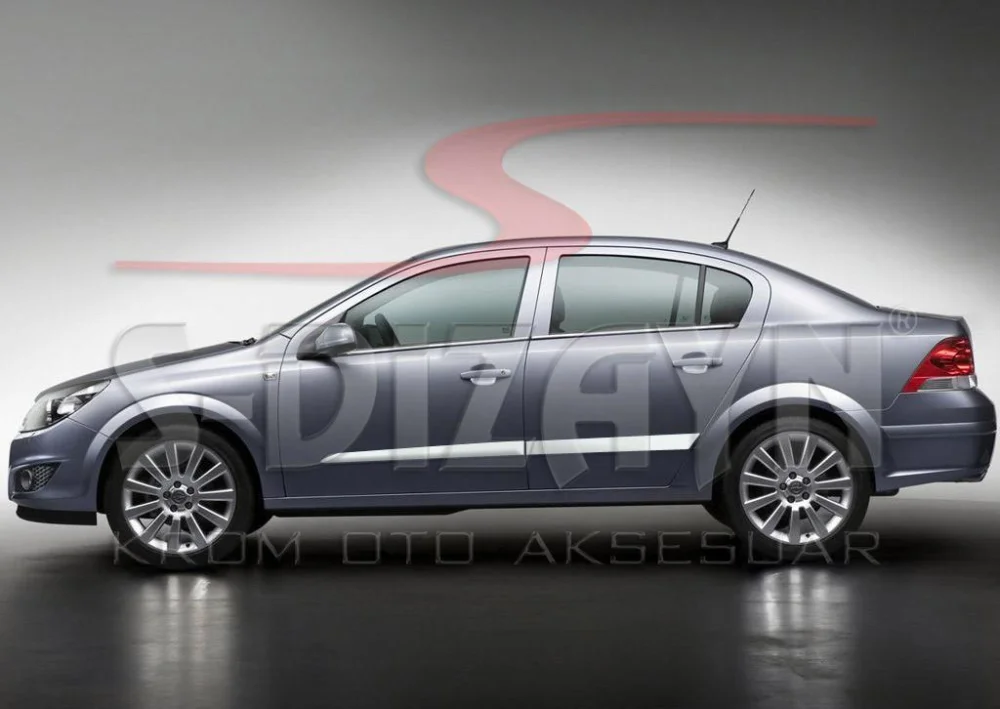 Drs Tuning Opel Astra H SD Krom Yan Kapı Çıtası 4 Prç 2008-2013