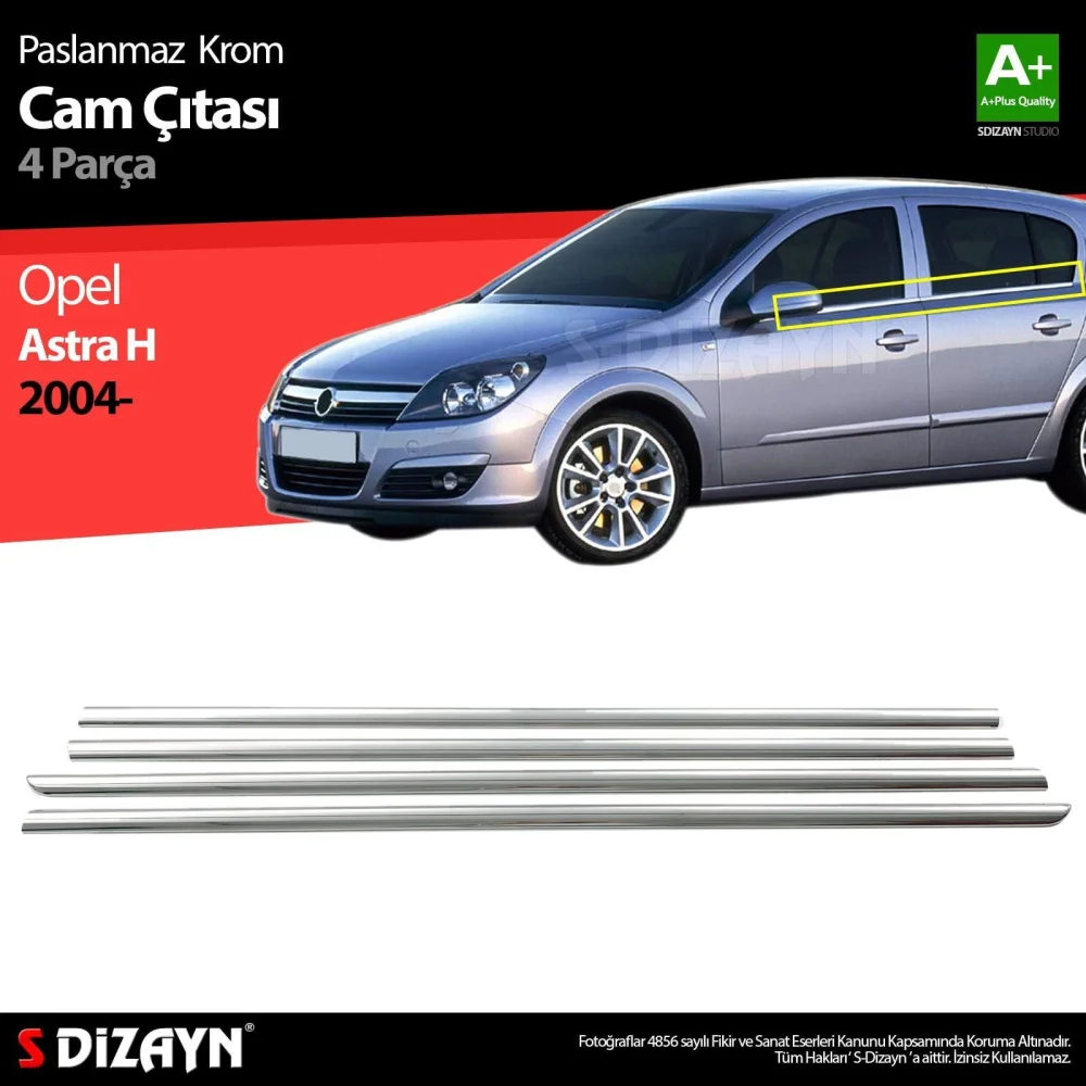 m Cam Çıtası 4 Parça 2008 Üzeri