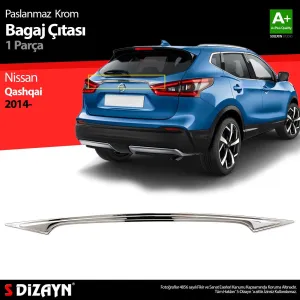 S-Dizayn Nissan Qashqai Krom Bagaj Çıtası 2014-2021Araca &Ouml;zel Krom Aksesuar&Uuml;r&uuml;n &Ouml;zellikleri:Krom &uuml;r&uuml;nler ara&ccedil; &uuml;zerinde