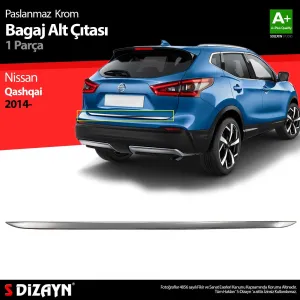 S-Dizayn Nissan Qashqai Krom Bagaj Alt Çıtası 2014-2021Araca &Ouml;zel Krom Aksesuar&Uuml;r&uuml;n &Ouml;zellikleri:Krom &uuml;r&uuml;nler ara&ccedil; &uuml;zer