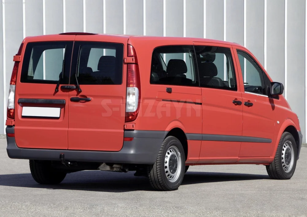 Mercedes Vito Uyumlu Krom Cam Çıtası 2 Parça 2010-2014