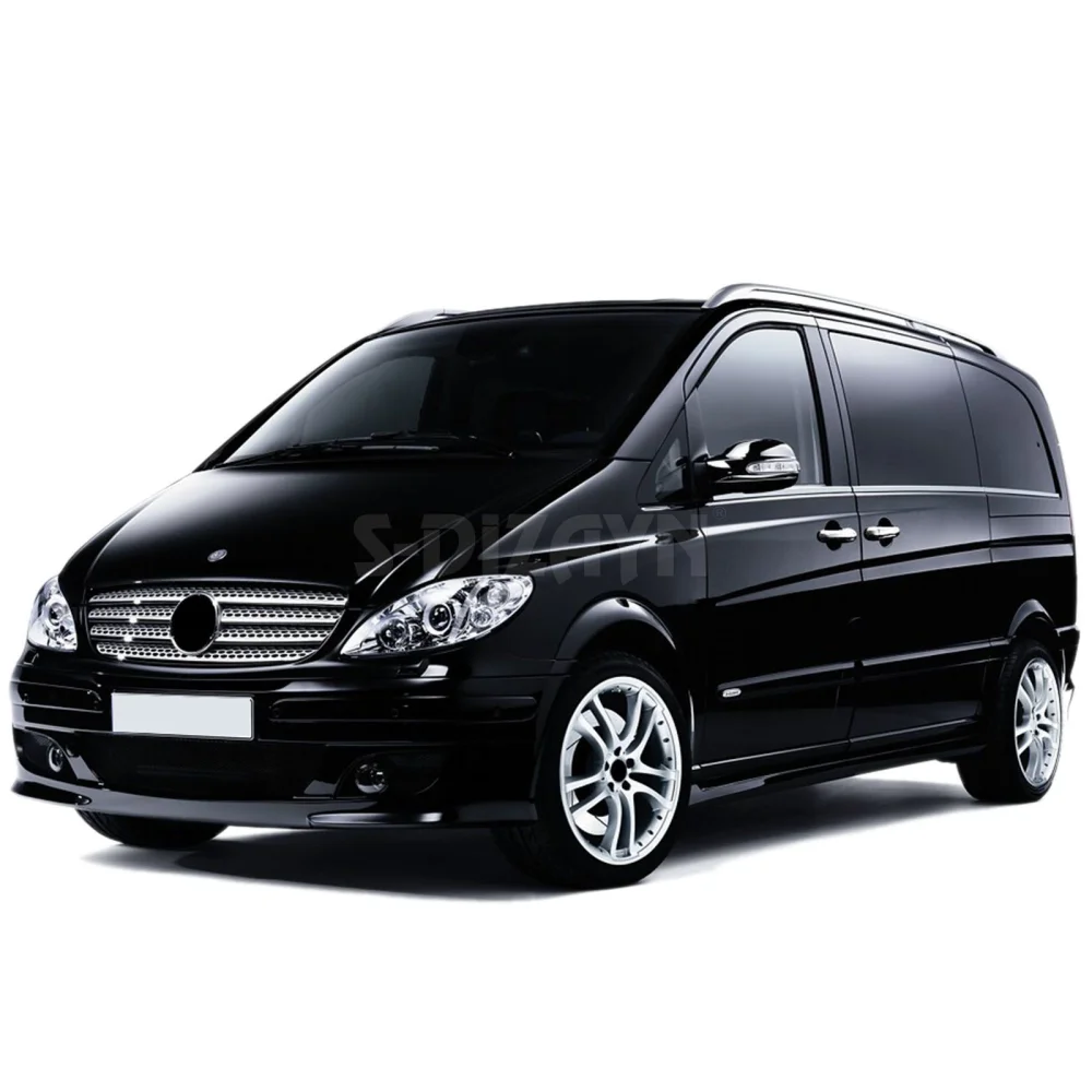 Mercedes Viano Uyumlu W639 Krom Kapı Kolu 4 Kapı 2004-2014