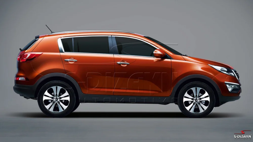 Drs Tuning Kia Sportage Krom Cam Üst Çıtası 4 Prç 2010-2015