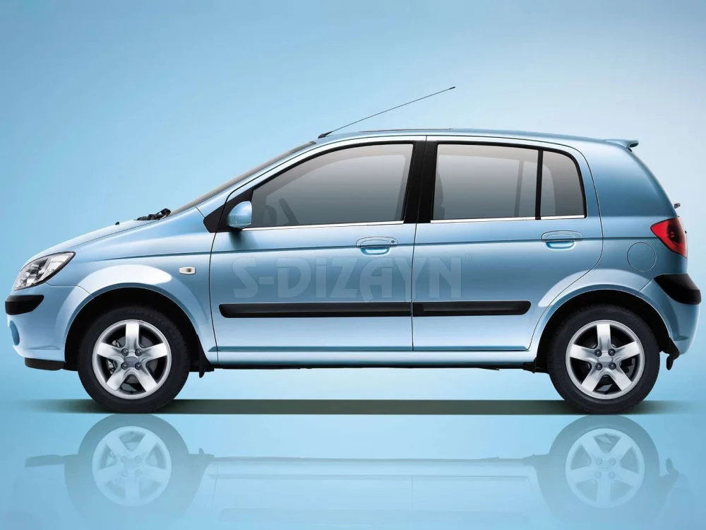 Drs Tuning Hyundai Getz Krom Cam Çıtası 6 Prç 2002-2011
