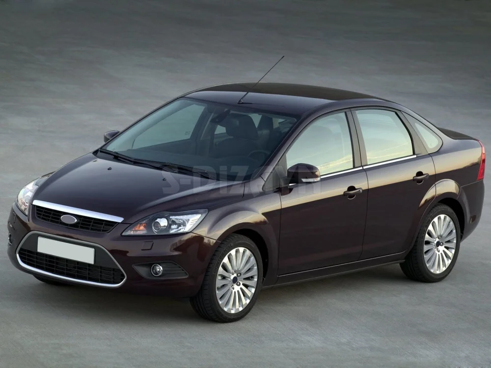Drs Tuning Ford Focus 2 Krom Cam Çıtası 4 Prç 2008-2011