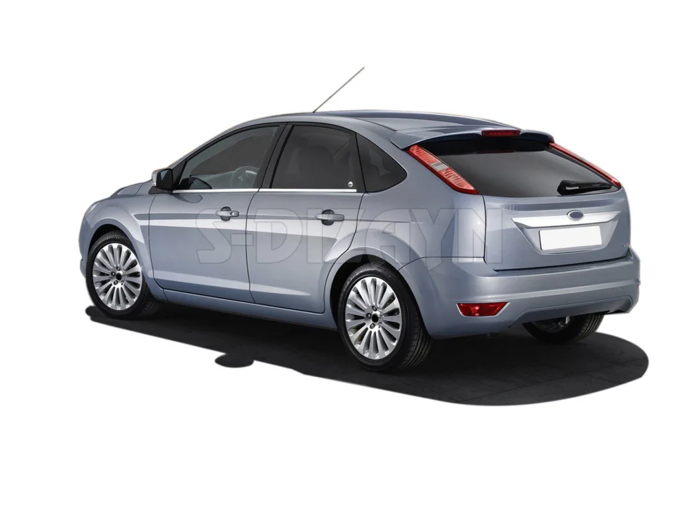 Drs Tuning Ford Focus 2 Krom Cam Çıtası 4 Prç 2005-2011