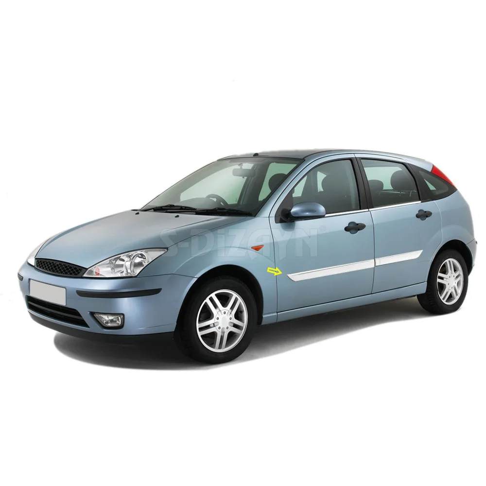 Drs Tuning Ford Focus 1 Krom Yan Kapı Çıtası 4 Prç 1998-2005