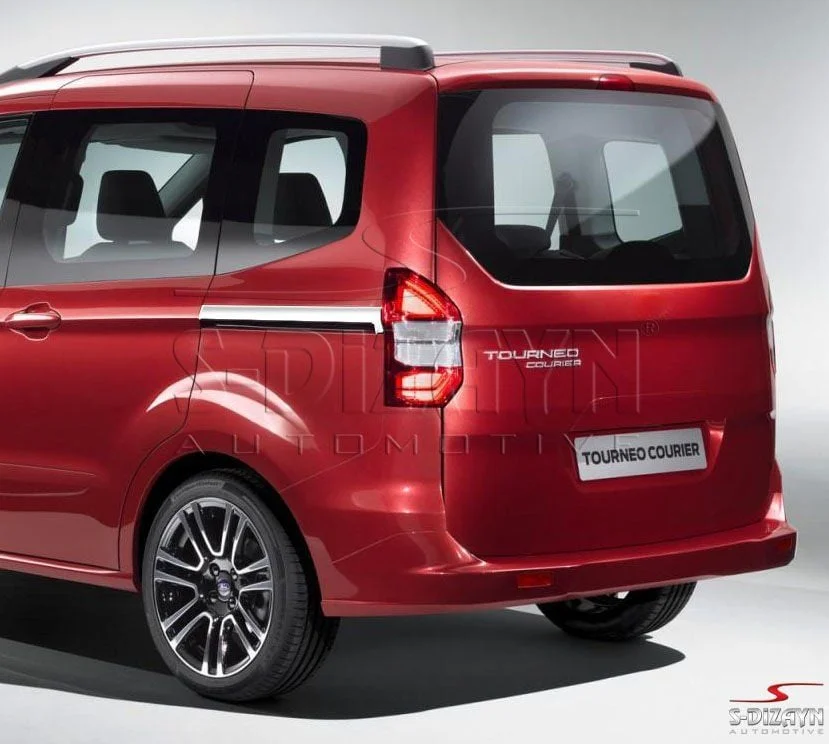Drs Tuning Ford Courier Krom Sürgülü Kapı Çıta 2 Prç 2014-2022
