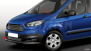S-Dizayn Ford Courier Krom Ön Tampon Çıta 2 Prç. Orj Model Geniş Model 2014-2017Araca &Ouml;zel Krom Aksesuar&Uuml;r&uuml;n &Ouml;zellikleri:Krom &uuml;r&uuml;n